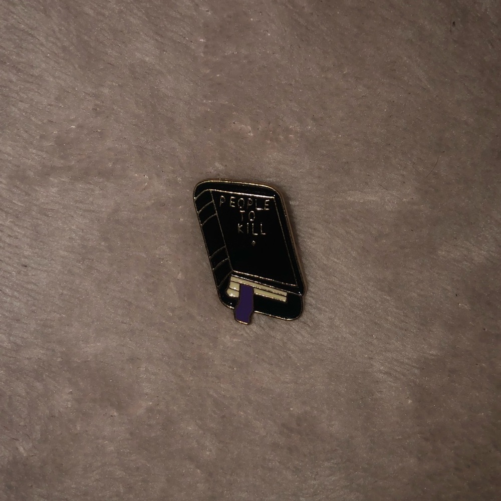 People To Kill Book Pin - Picture 2 of 2
